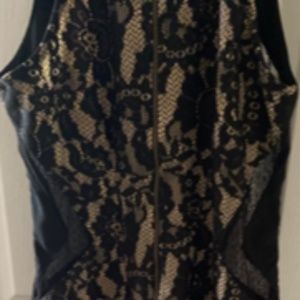 Black lace dress